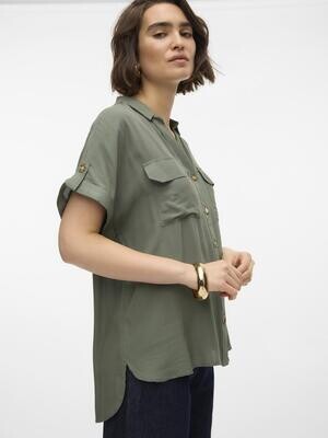 VMBUMPY S/S SHIRT WVN GA NOOS Laurel Wreath