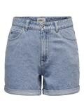 ONLVEGA HW MOM DNM SHORTS NOOS Light Blue Denim