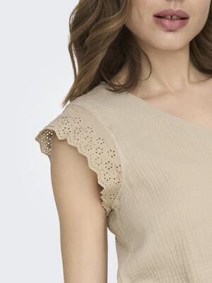ONLTHYRA SL MIX TOP NOOS WVN Oxford Tan