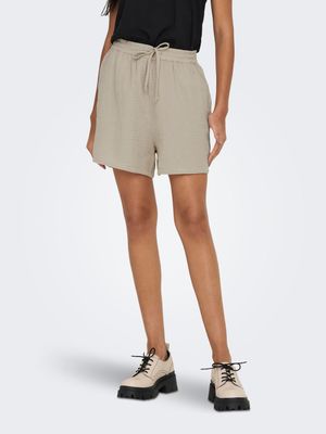 ONLTHYRA SHORTS NOOS WVN Oxford Tan