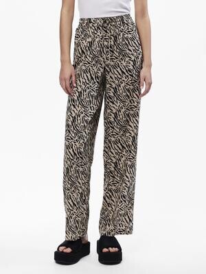 PCNYA HW WIDE PANTS BC White Pepper/Animal