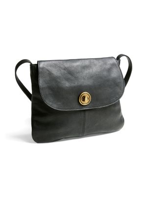 PCTOTALLY LARGE LEATHER PARTY BAG NOOS Black