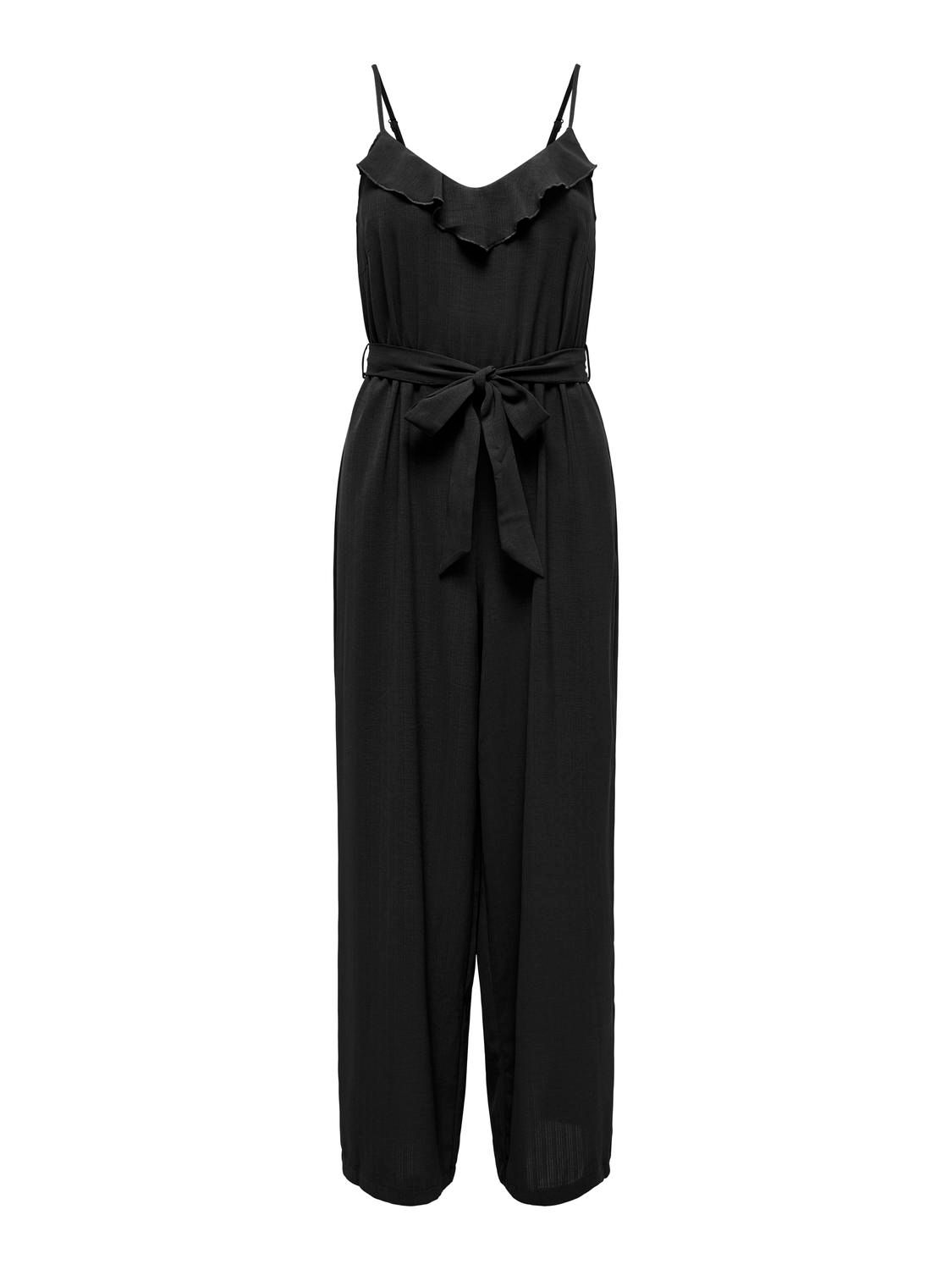 ONLCALI S/L LONG JUMPSUIT WVN NOOS Black