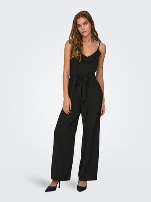 ONLCALI S/L LONG JUMPSUIT WVN NOOS Black