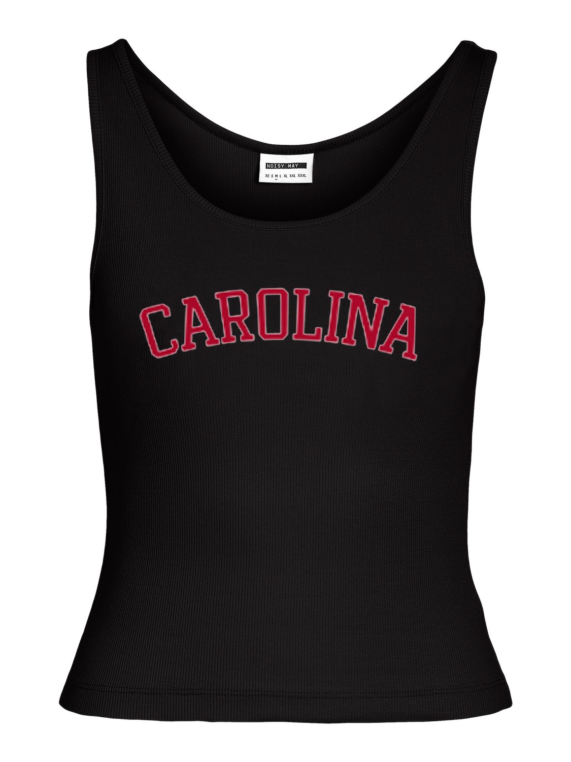 NMJUDY S/L PRINT TOP FWD JRS Black-CAROLINA