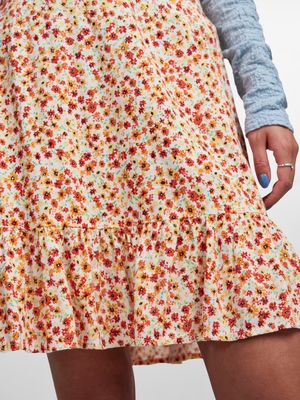 PCNYA HW SKIRT BF BC Cloud Dancer/Flower