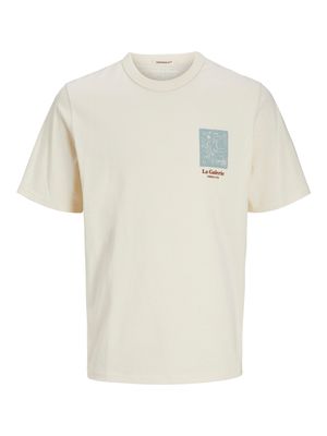 JORNOTO TEE SS CREW NECK Buttercream