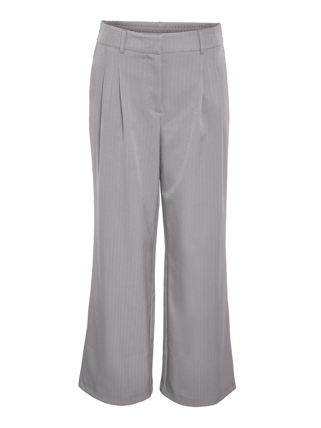 NMMILLA LARRIE PINSTRIPE PANT S* Light Gray/WHITE PIN
