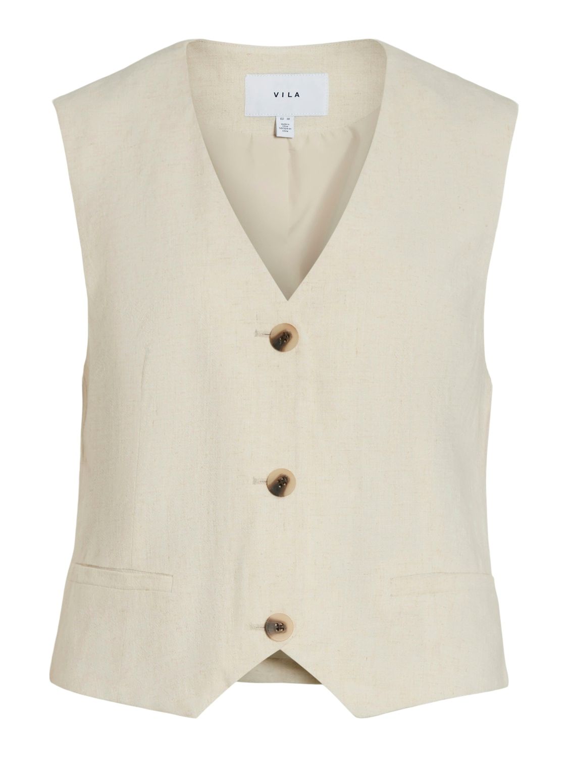 VIMOLIE S/L WAISTCOAT Super Light Natural