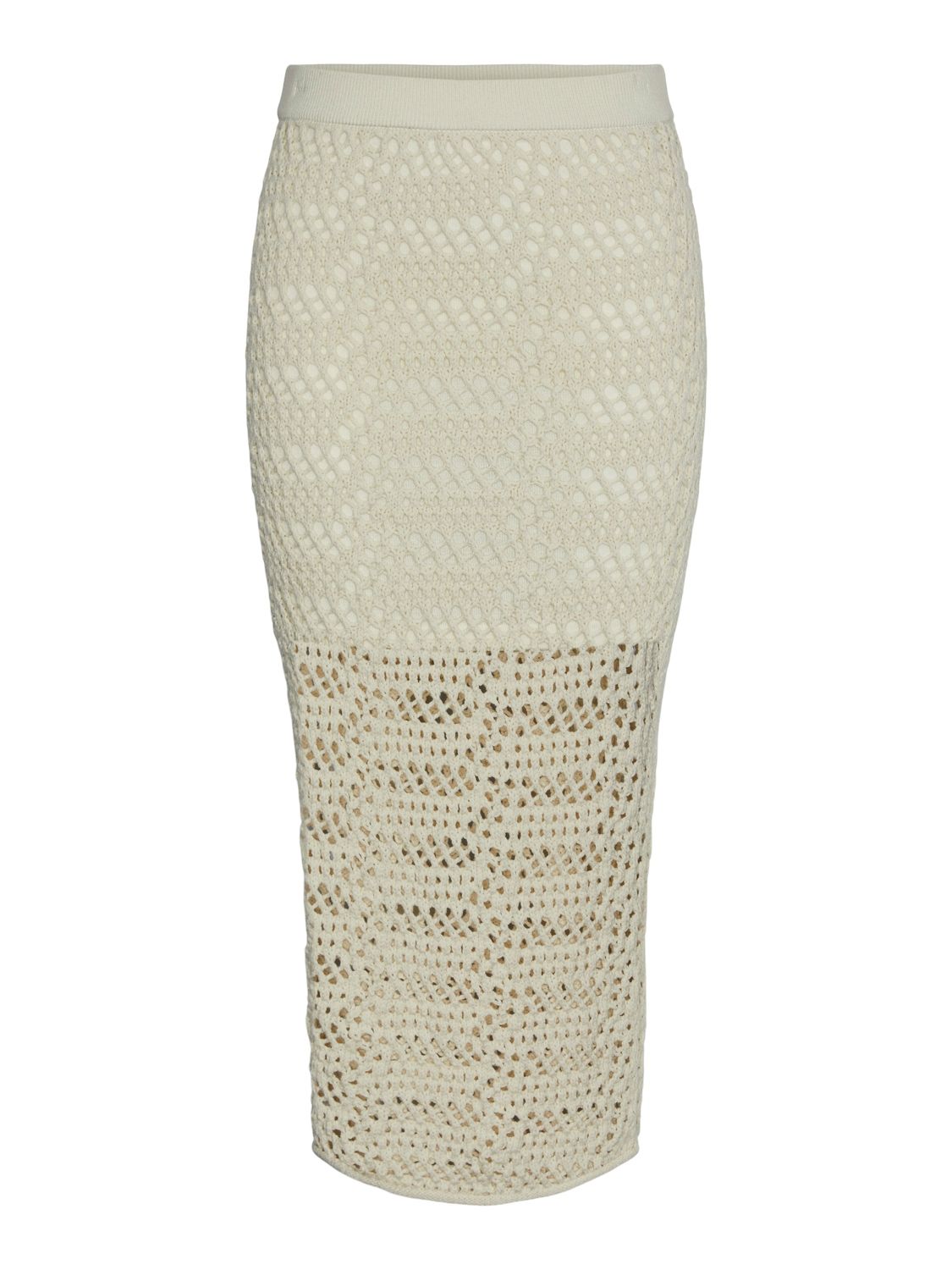 PCAIA HW LONG KNIT SKIRT BC Birch