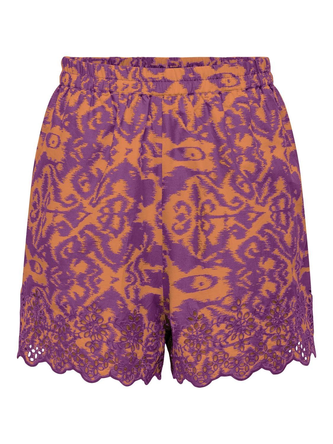 ONLLOU LIFE EMB LOOSE SHORTS PTM Tigerlily/Urben ethn