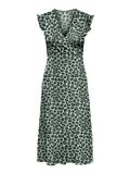 ONLMAY LIFE S/L WRAP MIDI DRESS JRS NOOS Subtle Green/Leo spo