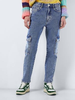 NMMONI HW CARGO ANK AZ349MB NOOS Medium Blue Denim