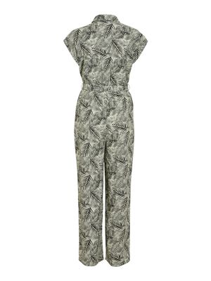 VILIMIA KIW S/S WIDE LEG JUMPSUIT Eggnog-KIW print