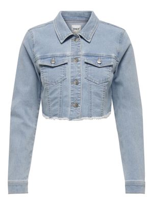ONLWONDER LS CROPPED DNM JACKET GUA NOOS Light Blue Denim