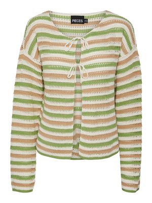PCARLEA LS KNIT CARDIGAN Tendril/Eggnog + nom