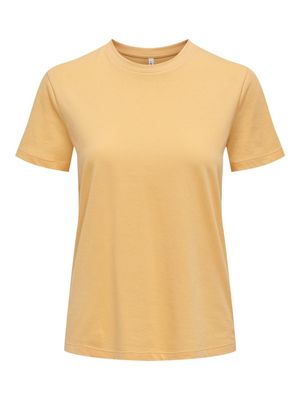 ONLTRULY REG S/S PRINT TOP BOX JRS Chamois/Sais