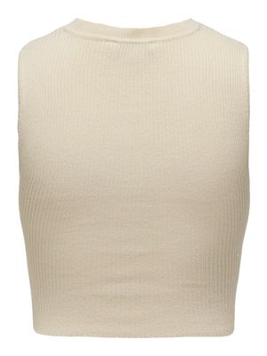 ONLLIZAN SL PEEK A BOO O-NECK KNT Bone White