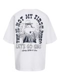 JXMILLOW LOOSE SS TEE JRS FT24 Bright White-NOT MY FIRST RODEO