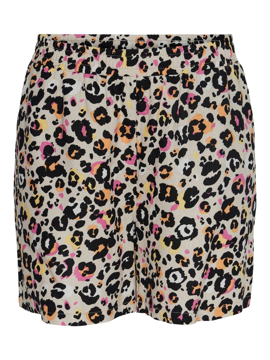 PCARLEM HW SHORTS Cement/GRAPHIC LEO