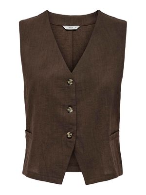 PGTIZANA COTTON VEST TOP WVN Chocolate Martini