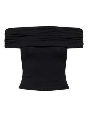 ONLLIVELOVE S/L OFF SHOULDER TOPJRS Black
