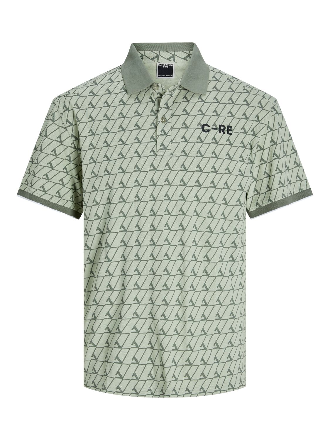 JCOSUMMER AOP POLO SS Desert Sage