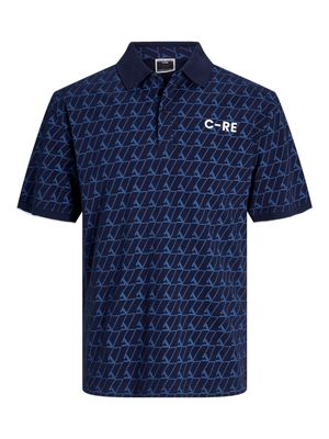 JCOSUMMER AOP POLO SS Navy Blazer