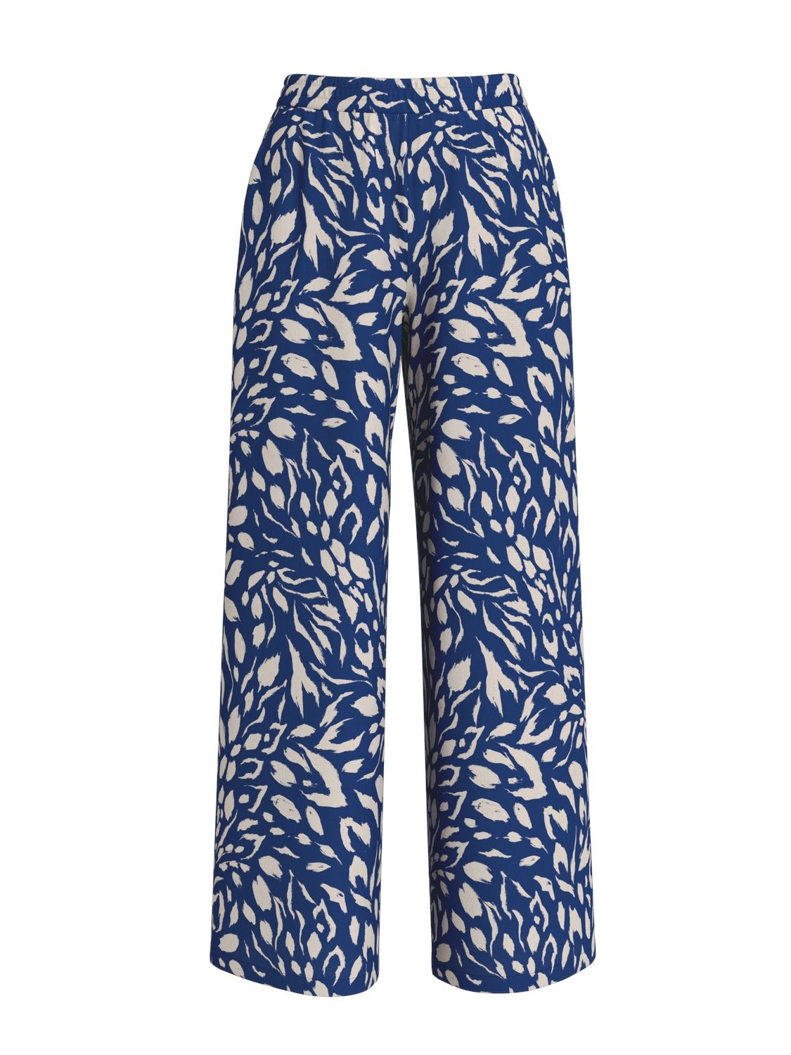 VILAYA BEA HW WIDE PANTS/DFS Mazarine Blue-BEA EGGNOG