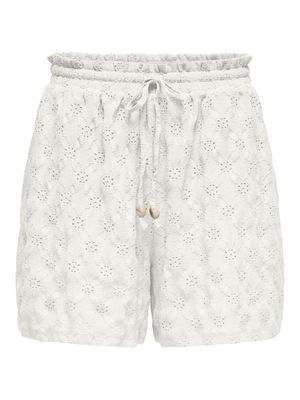 ONLJULIA PULL STRING SHORTS CS JRS Cloud Dancer
