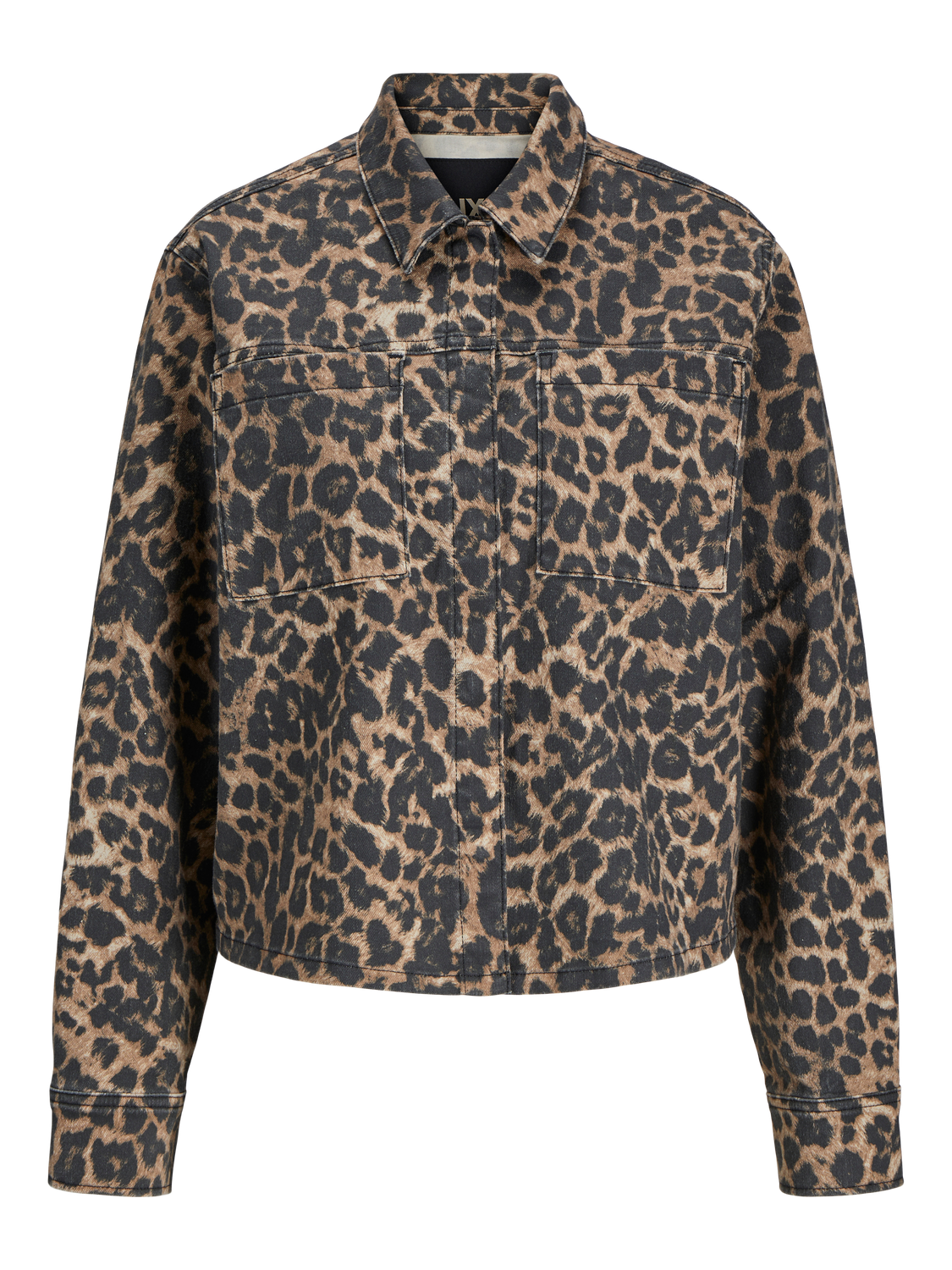 JXSARAH LEO OVERSHIRT EX PNT Cornstalk/LEOPARD