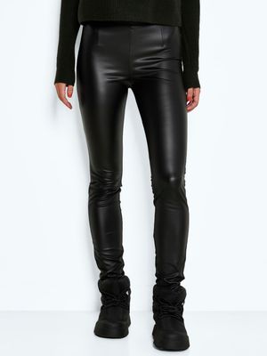 NMALOHA HW SKINNY COATED LEGGING NOOS Black