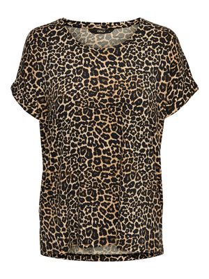 ONLMOSTER AOP S/S TOP NOOS JRS BLACK