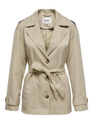 ONLLINE SHORT TRENCHCOAT OTW Humus