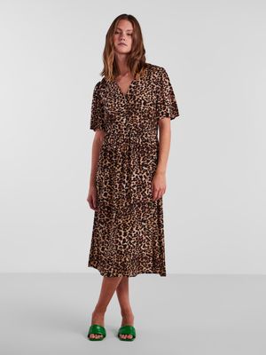 PCTALA SS MIDI DRESS NOOS BC Tanzine/LEO