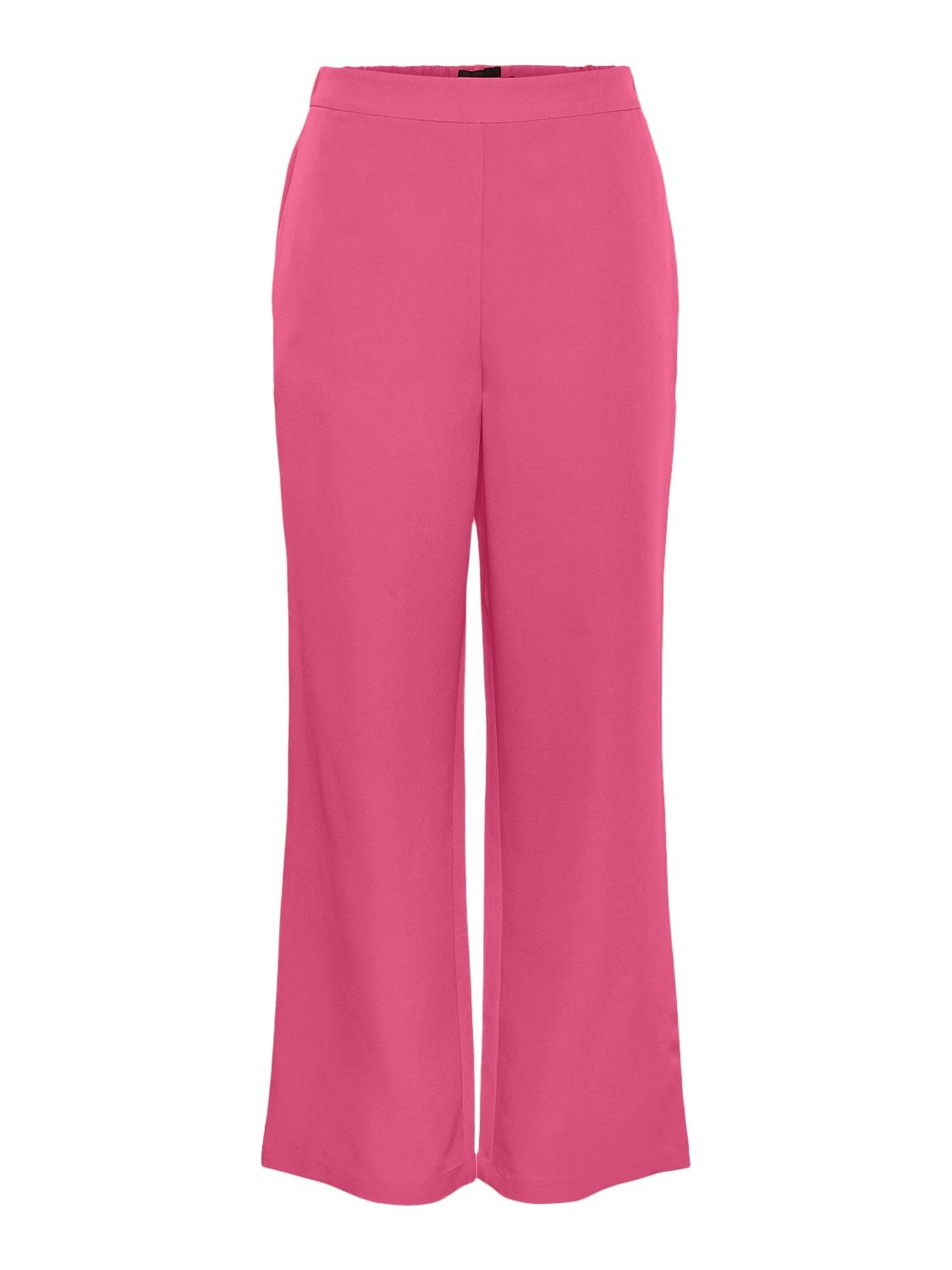 PCBOZZY HW WIDE PLAIN PANT NOOS BC Hot Pink