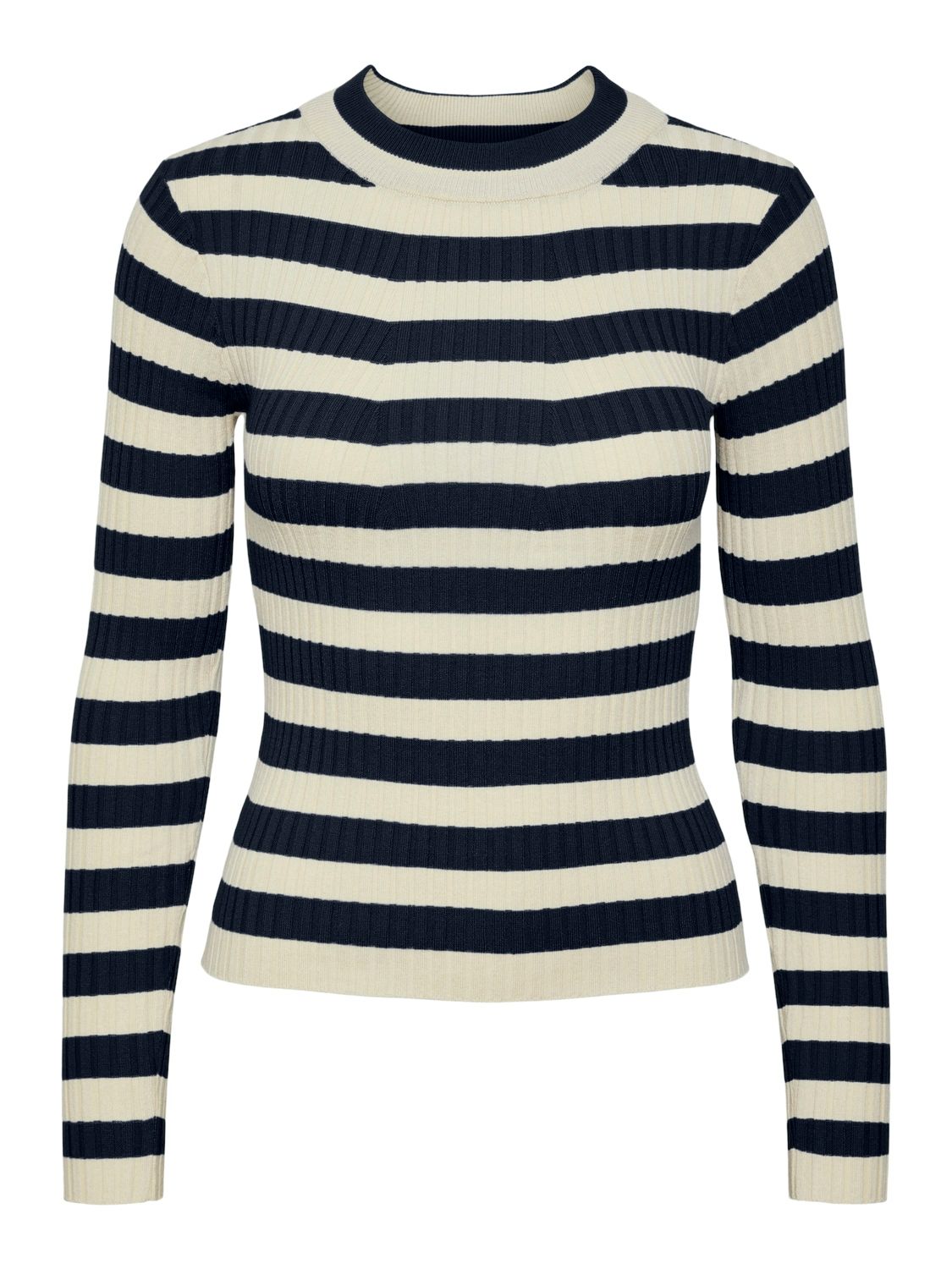 PCCRISTA LS O-NECK KNIT NOOS BC Sky Captain/WIDE BIR