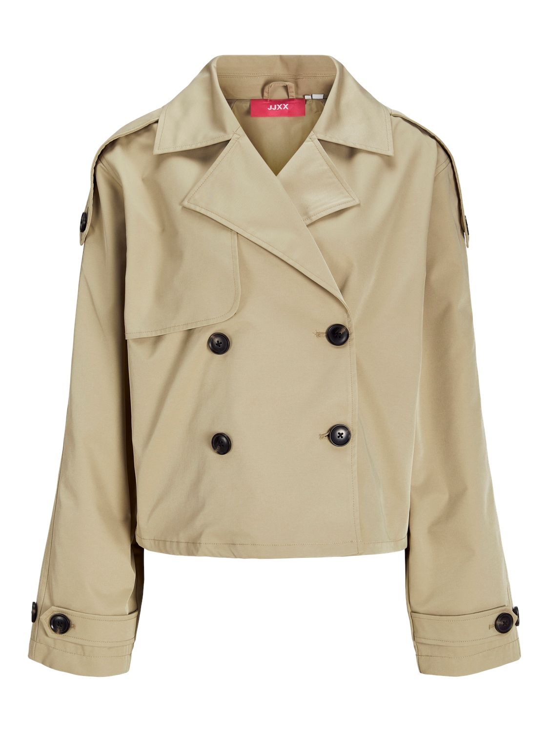 JXCARLIE SHORT TRENCHCOAT OTW SN Twill