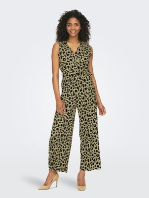 ONLSAFARI S/L JUMPSUIT JRS Black-Wild graphic jrs