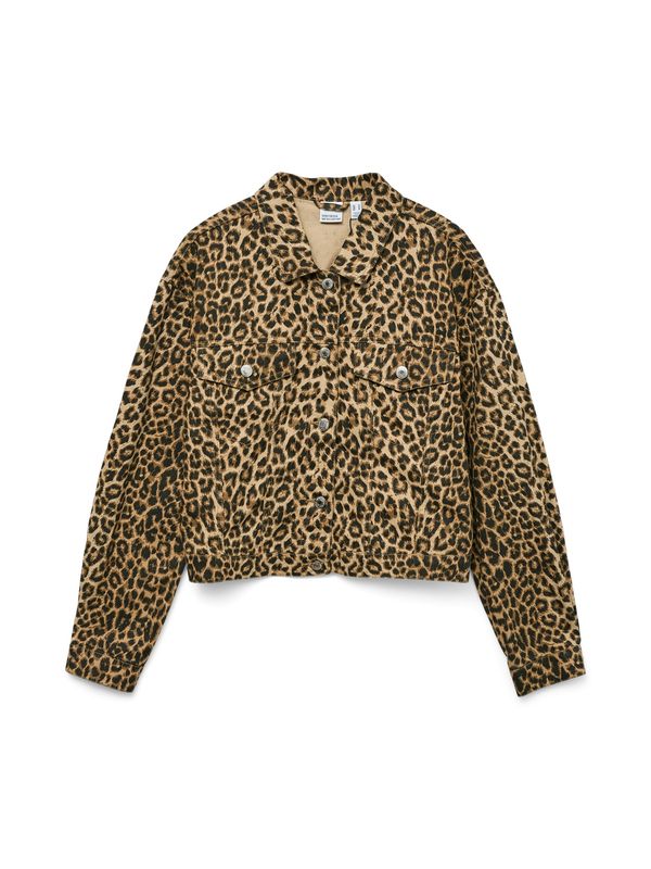 VMLTALLULAH LS LEO JACKET Silver Mink/LEOPARD