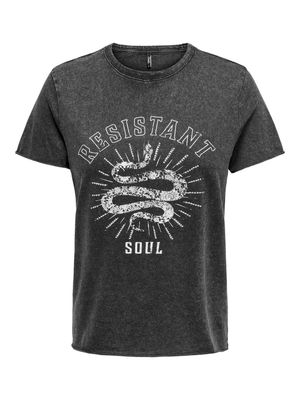 ONLLUCY LIFE REG S/S TOP JRS NOOS Black/Resistant