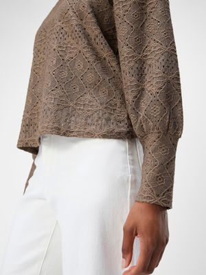 OBJFEODORA L/S TOP NOOS Morel