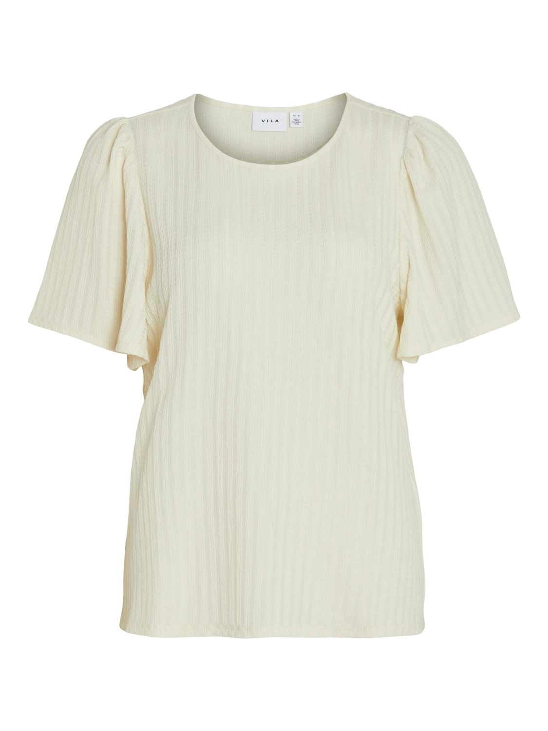 VIWHITNEY O-NECK 2/4 TOP/TES Birch