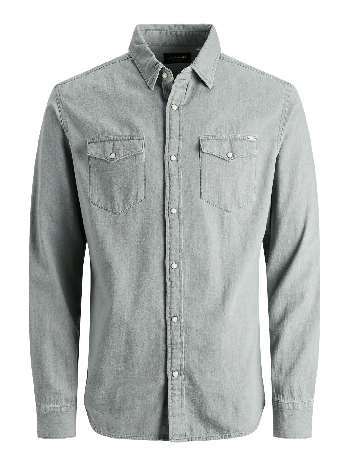 JJESHERIDAN SHIRT L/S NOOS Light Grey Denim/Sli