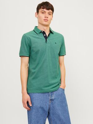JJEPAULOS POLO SS NOOS Deep Teal/PLAY