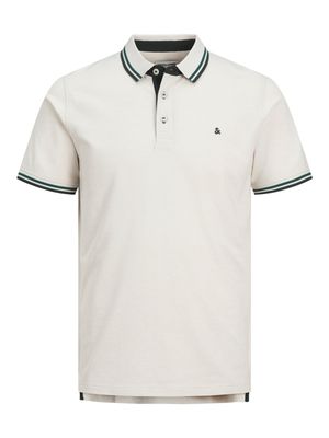 JJEPAULOS POLO SS NOOS Moonbeam/PLAY
