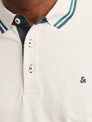 JJEPAULOS POLO SS NOOS Moonbeam/PLAY