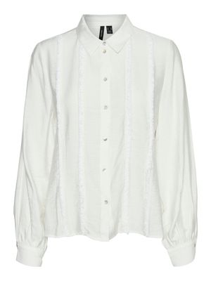 VMJESS DETAIL LS SHIRT WVN Snow White