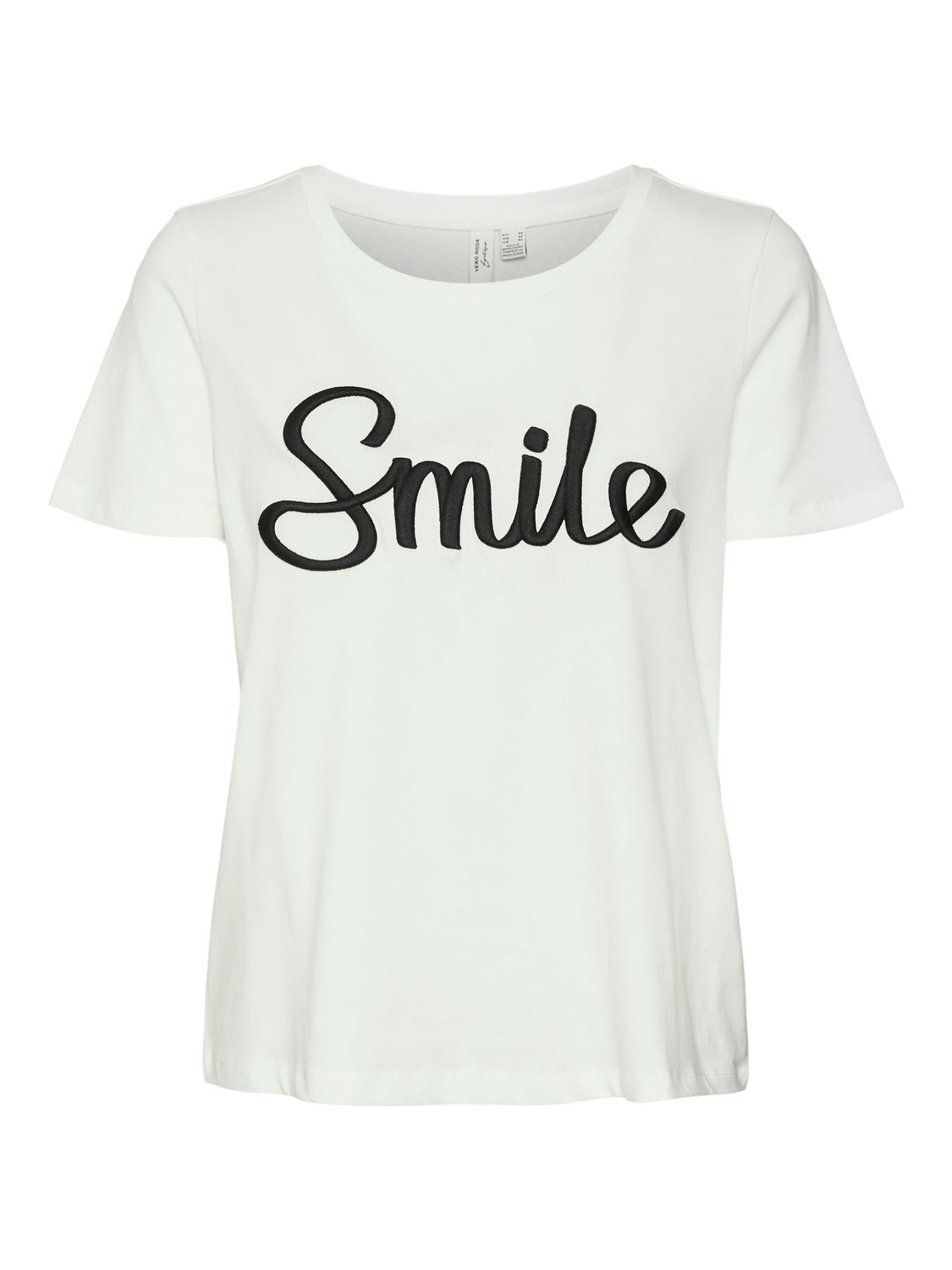 VMOPANI O-NECK T-SHIRT JRS BTQ GA Snow White-Smile