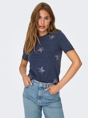ONLHARPER LIFE S/S TOP BOX JRS Naval Academy-Rocking star